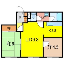 ロイヤルシャトー３条の物件間取画像